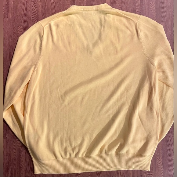 Lands End 100% Supima Cotton VNeck Sweater *Excellent Cond* Size L - Picture 4 of 4